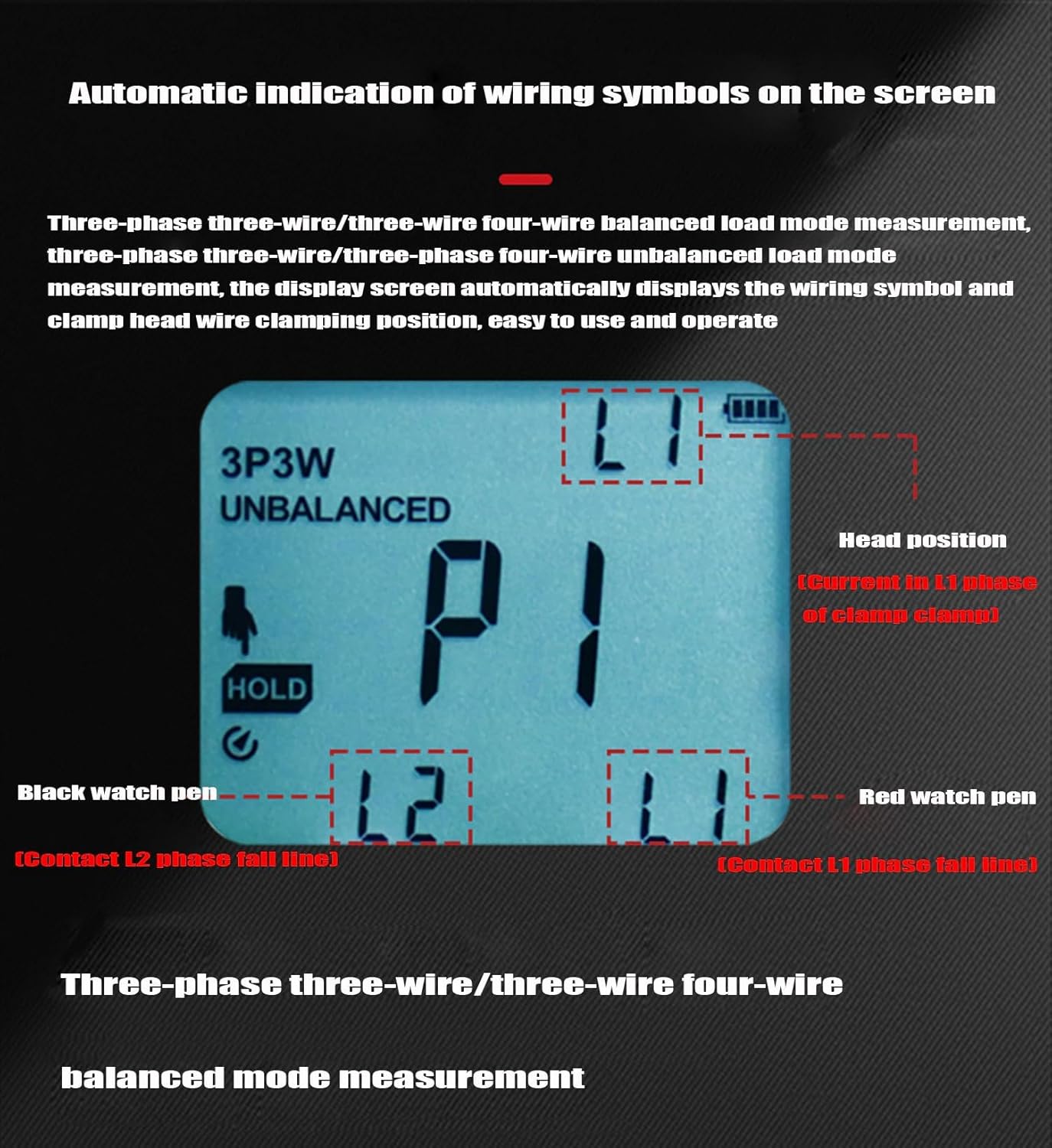 UNI-T UT219P Handheld Harmonic AC Power clamp Meter