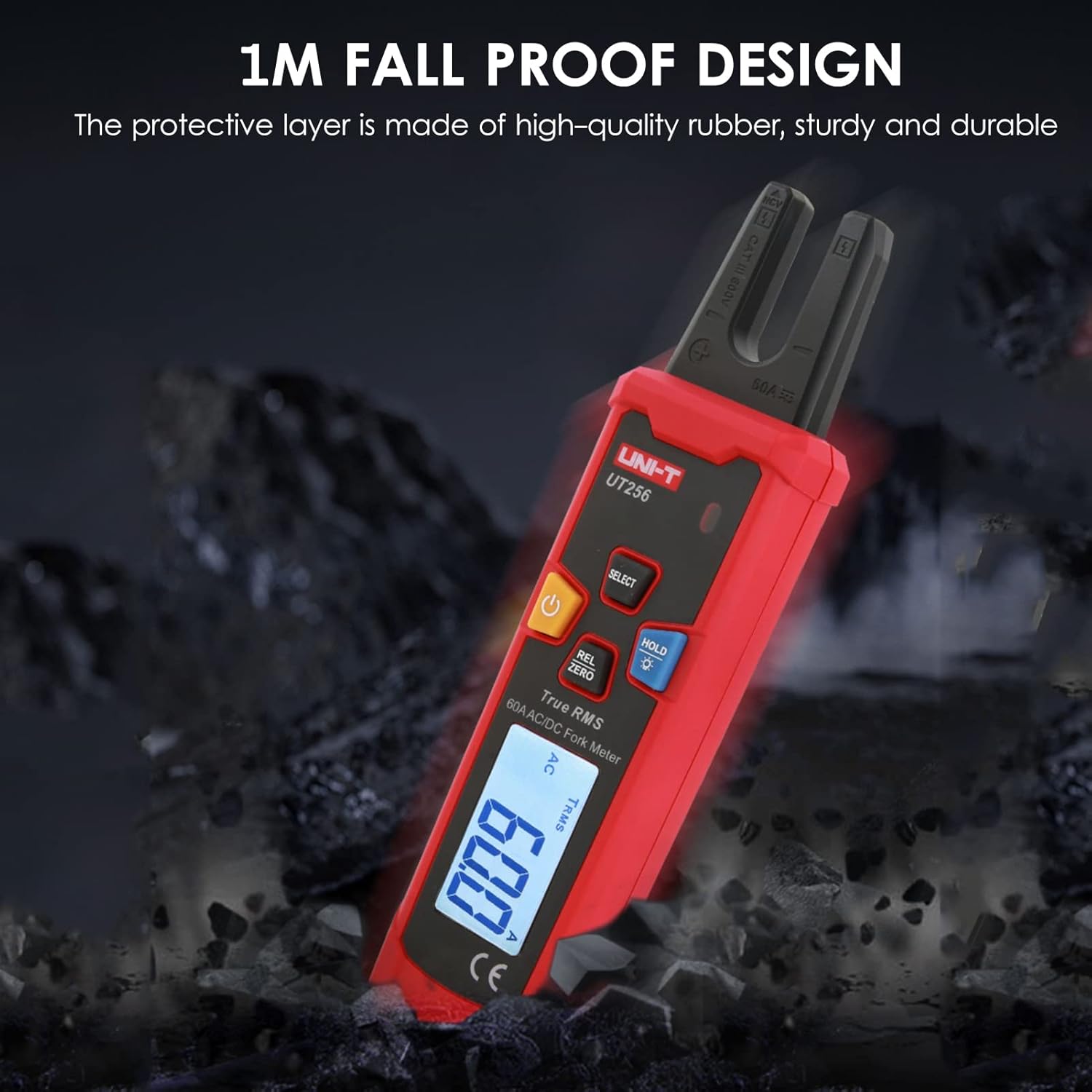 UNI-T UT256 60A AC/DC Fork Meter UNI-T UT256 60A AC/DC Fork Meter