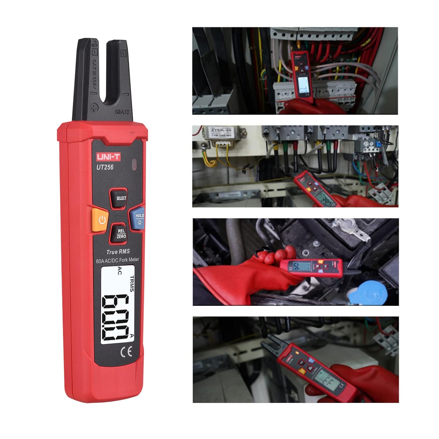 UNI-T UT256 60A AC/DC Fork Meter UNI-T UT256 60A AC/DC Fork Meter