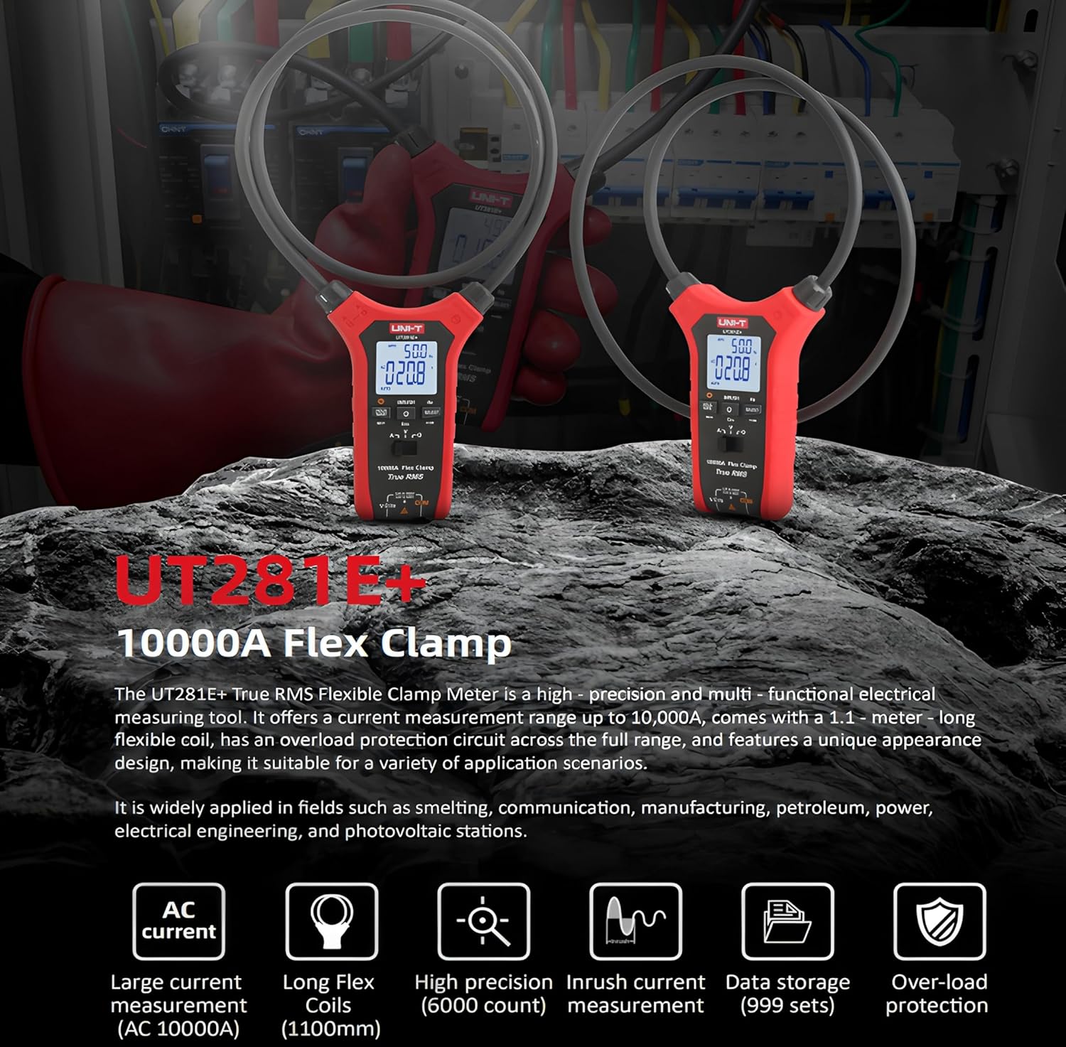 UNI-T UT281E+ 6000 Counts DC Current Clamp Meter