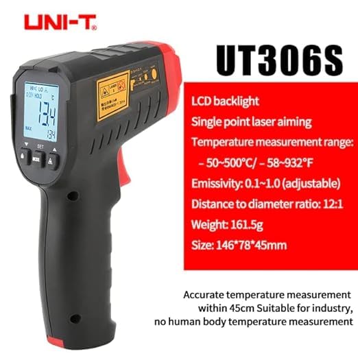 UNI-T UT306S Infrared Thermometer By INSUZO UNI-T UT306S Infrared Thermometer By INSUZO
