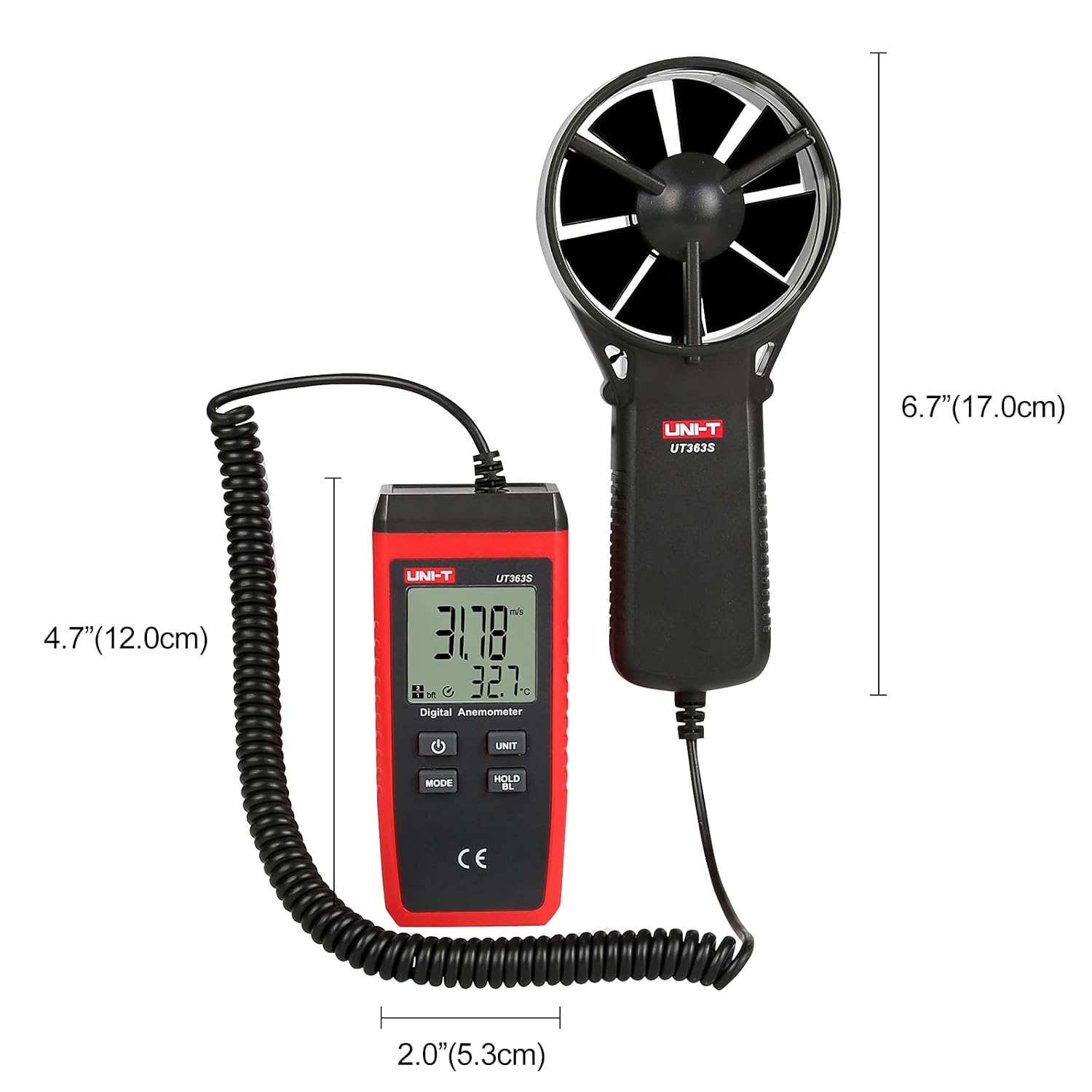 UNI-T UT363S 0.4 ~ 30 m/s Digital Anemometer