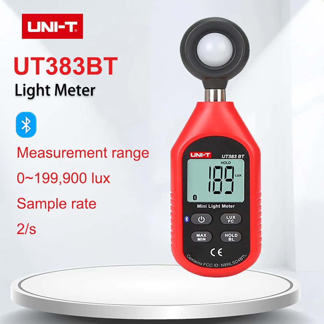 UNI-T UT383BT Mini Light Meter with LCD Screen