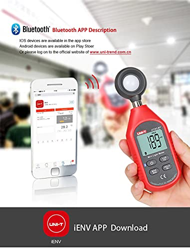 UNI-T UT383BT Mini Light Meter with LCD Screen