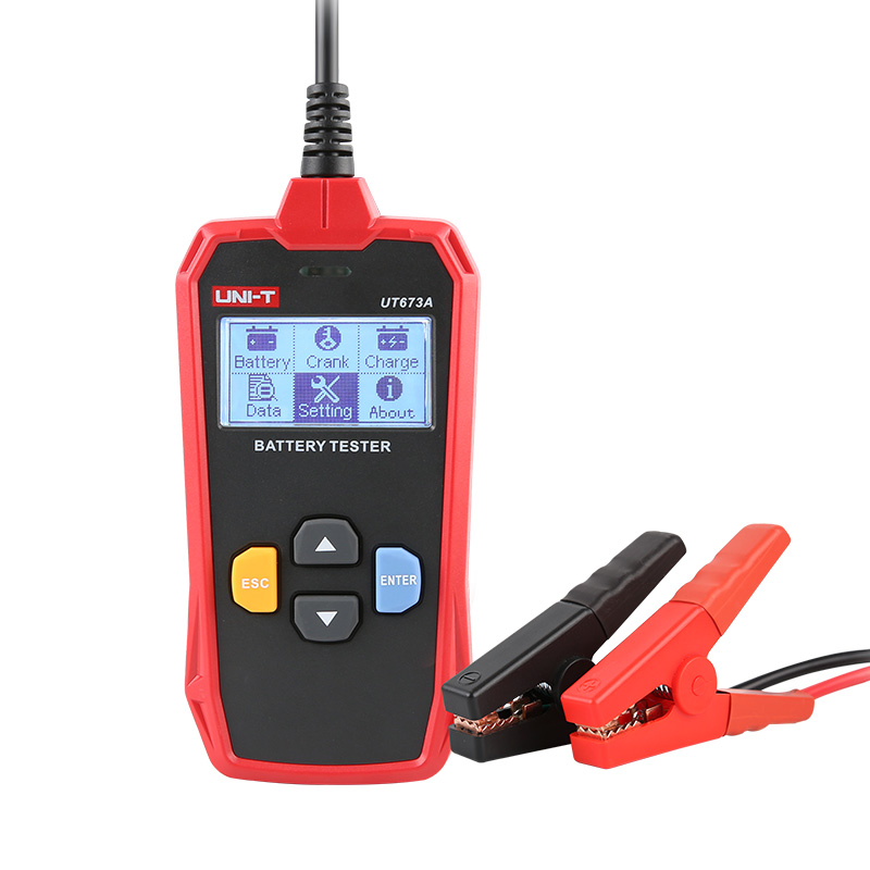 UNI-T UT673A Battery Tester for 12V/24V Automotive Battery UNI-T UT673A Battery Tester for 12V/24V Automotive Battery