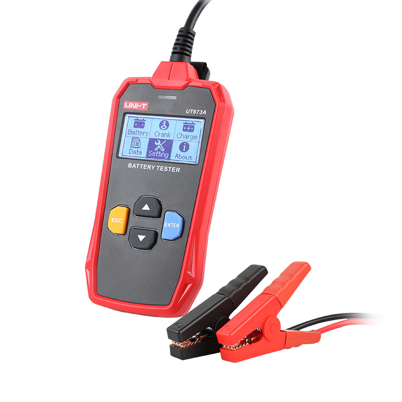 UNI-T UT673A Battery Tester for 12V/24V Automotive Battery UNI-T UT673A Battery Tester for 12V/24V Automotive Battery