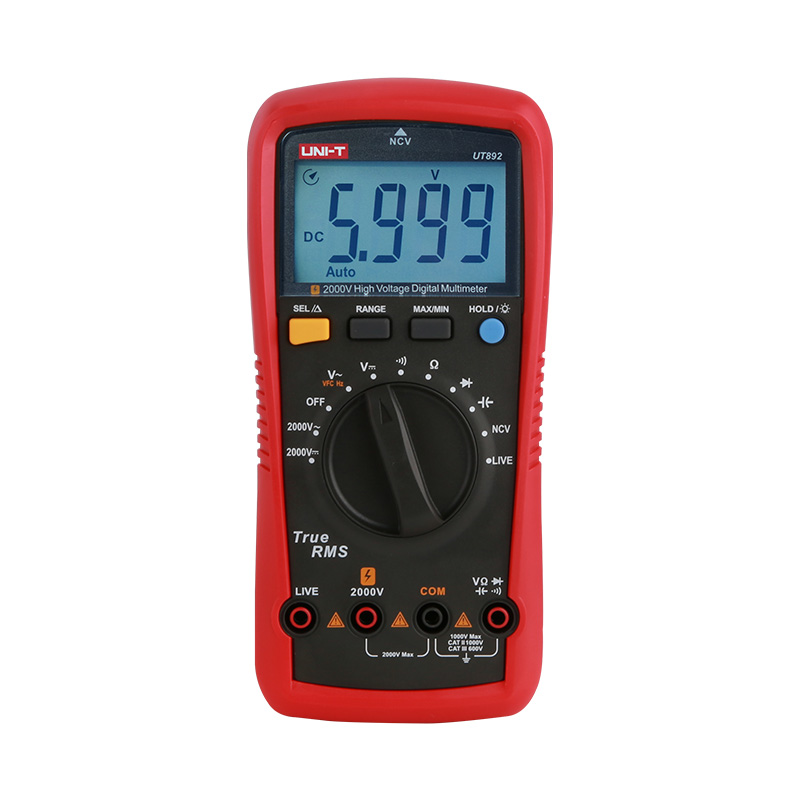 UNI-T UT892 2000V AC/DC High Voltage Digital Multimeter UNI-T UT892 2000V AC/DC High Voltage Digital Multimeter