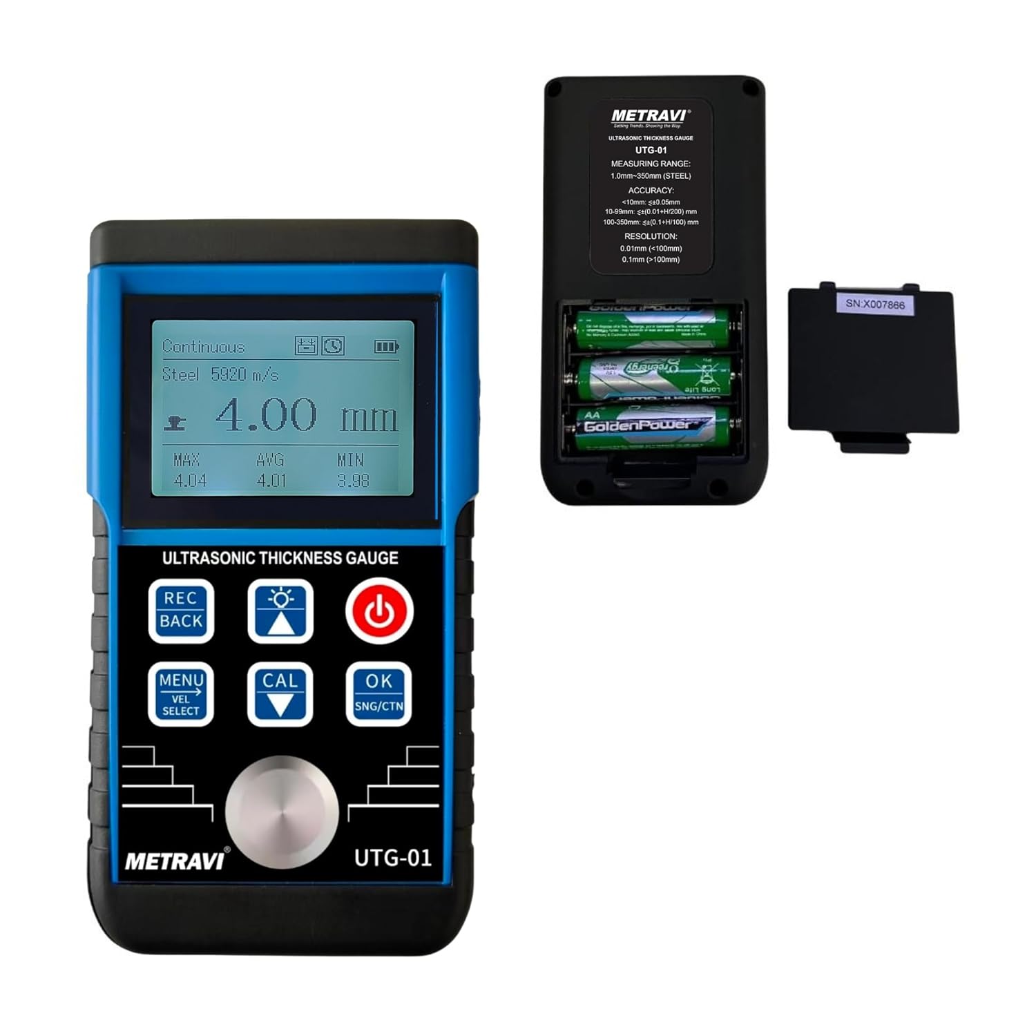 Metravi UTG-01 Ultrasonic Thickness Gauge