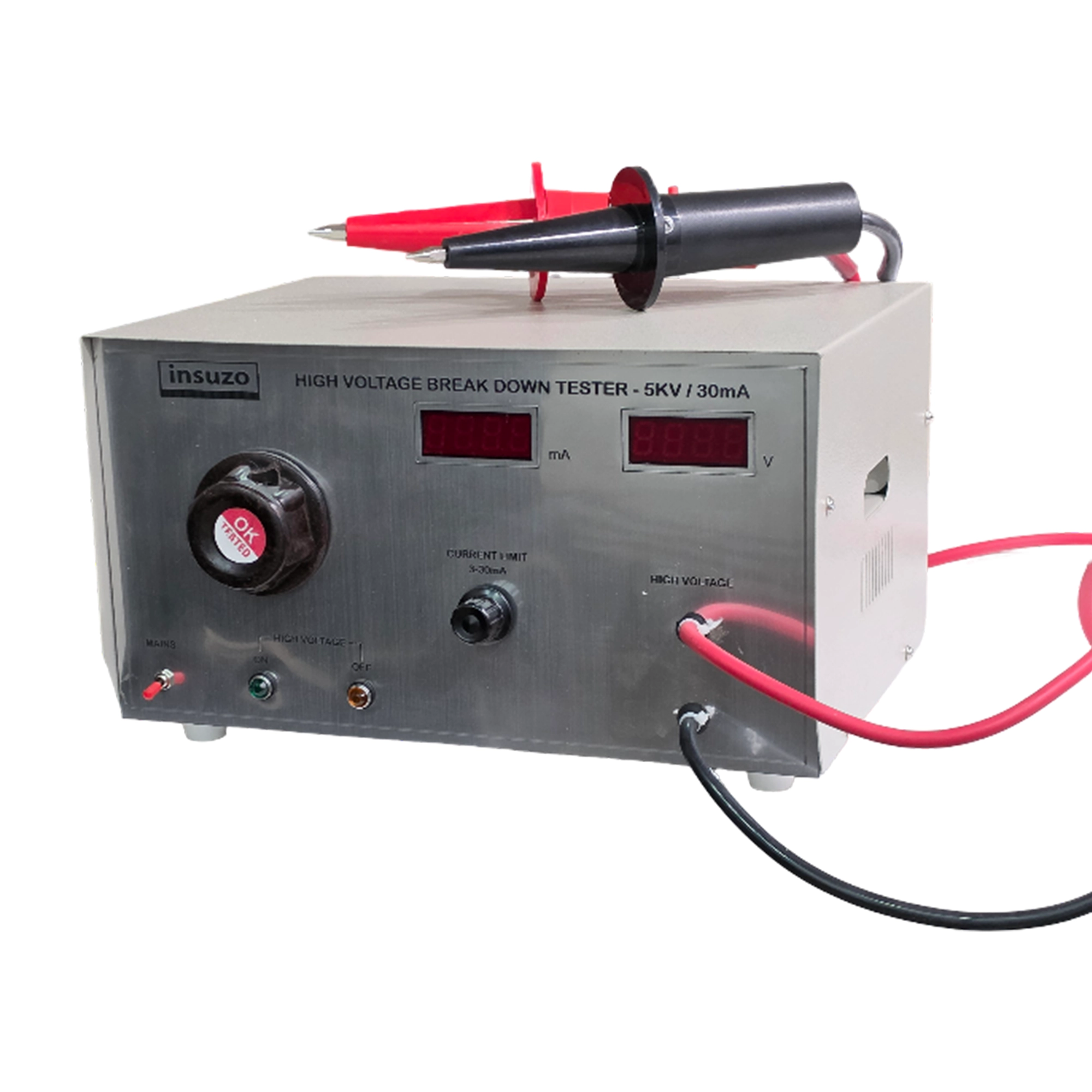 HIGH VOLTAGE BREAKDOWN TESTER ( 5KV / 30mA )