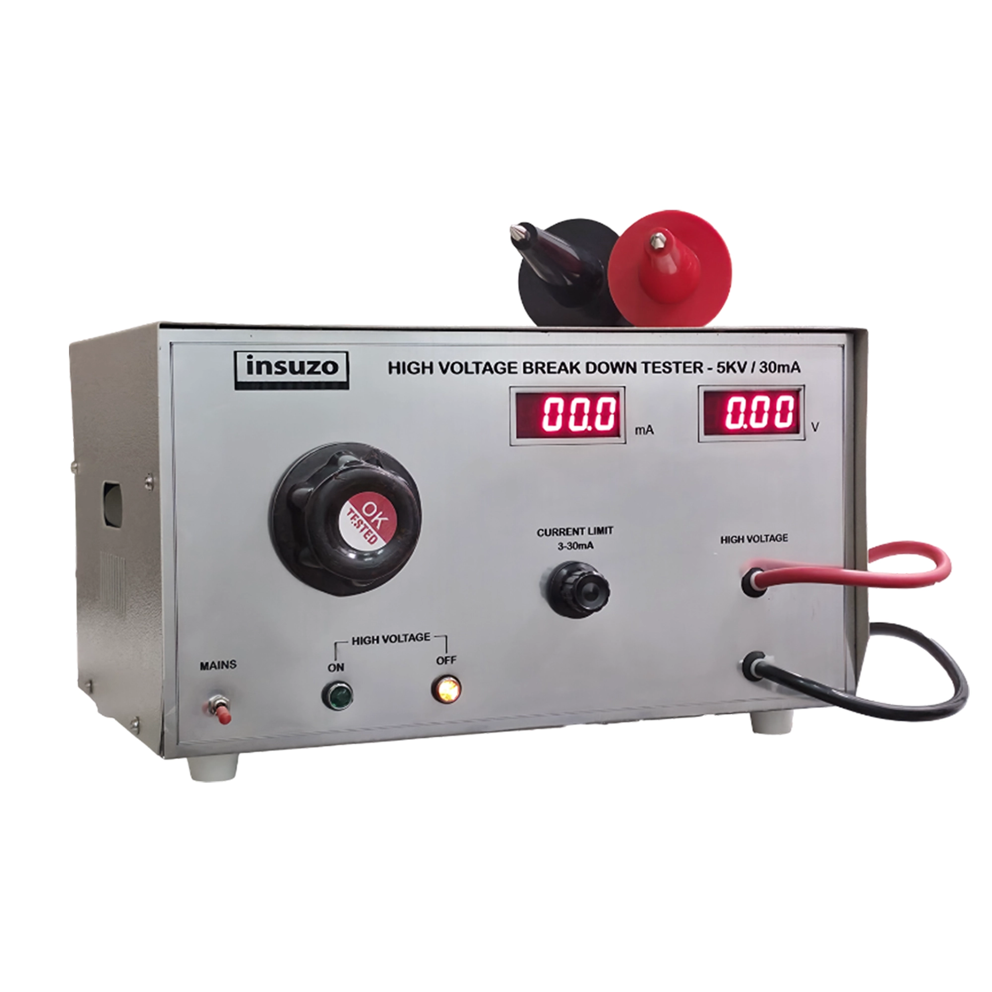 HIGH VOLTAGE BREAKDOWN TESTER ( 5KV / 30mA )