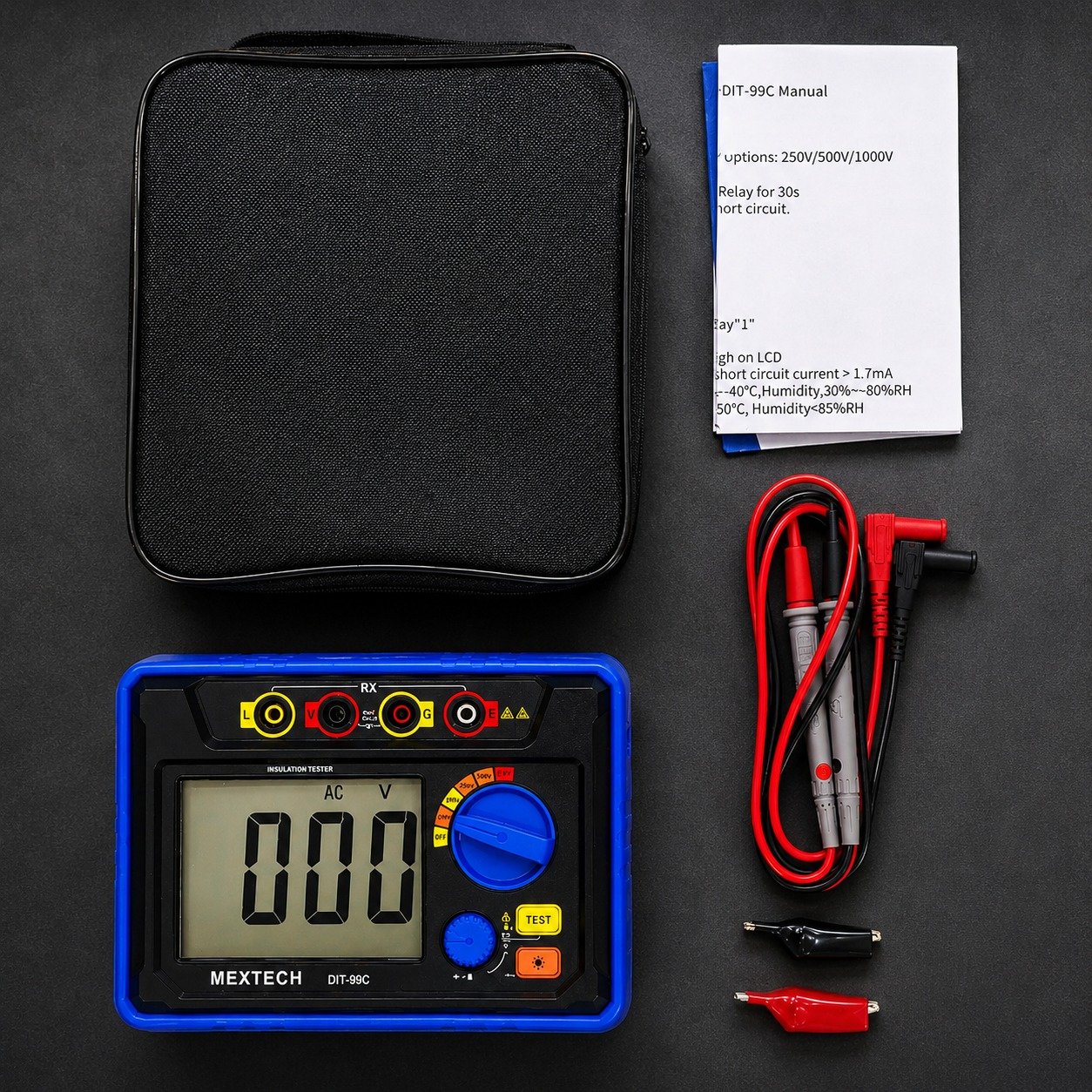 MEXTECH DIT99C DIGITAL INSULATION TESTER
