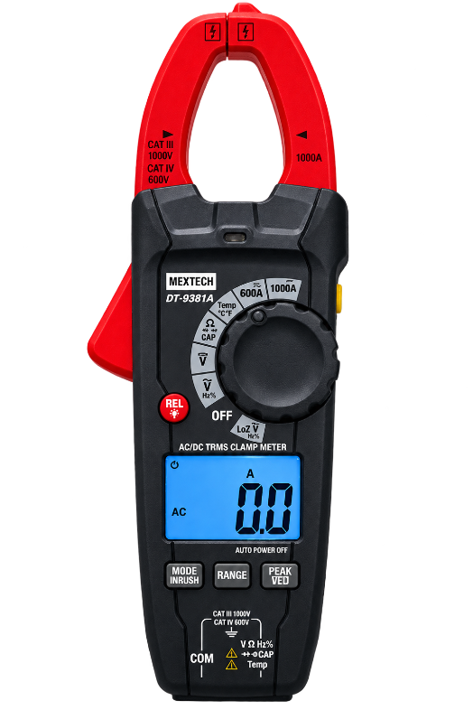 MEXTECH DIGITAL AC/DC TRUE RMS CLAMP METER DT9381A