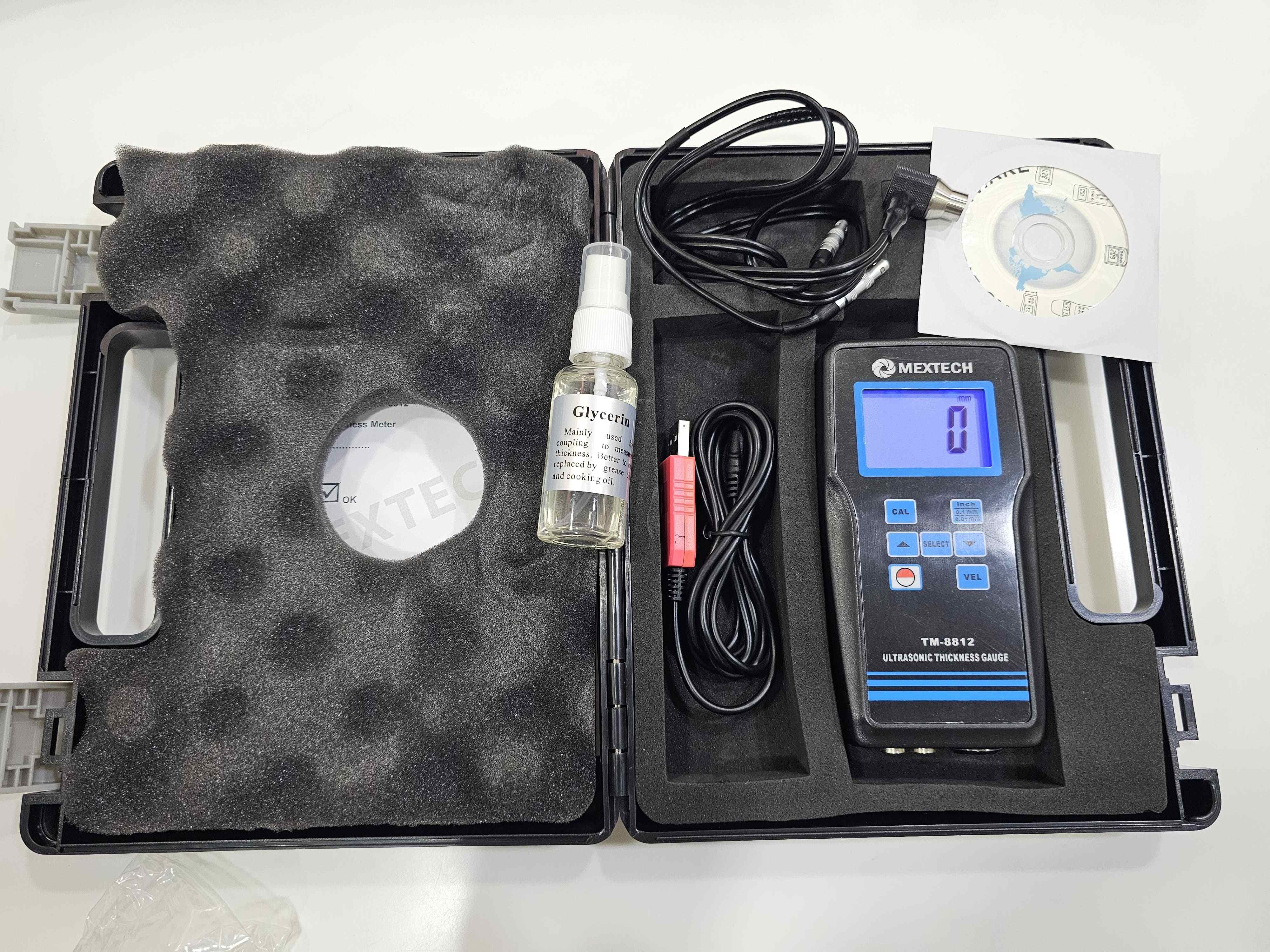 Mextech TM8812 Ultrasonic Thickness Meter