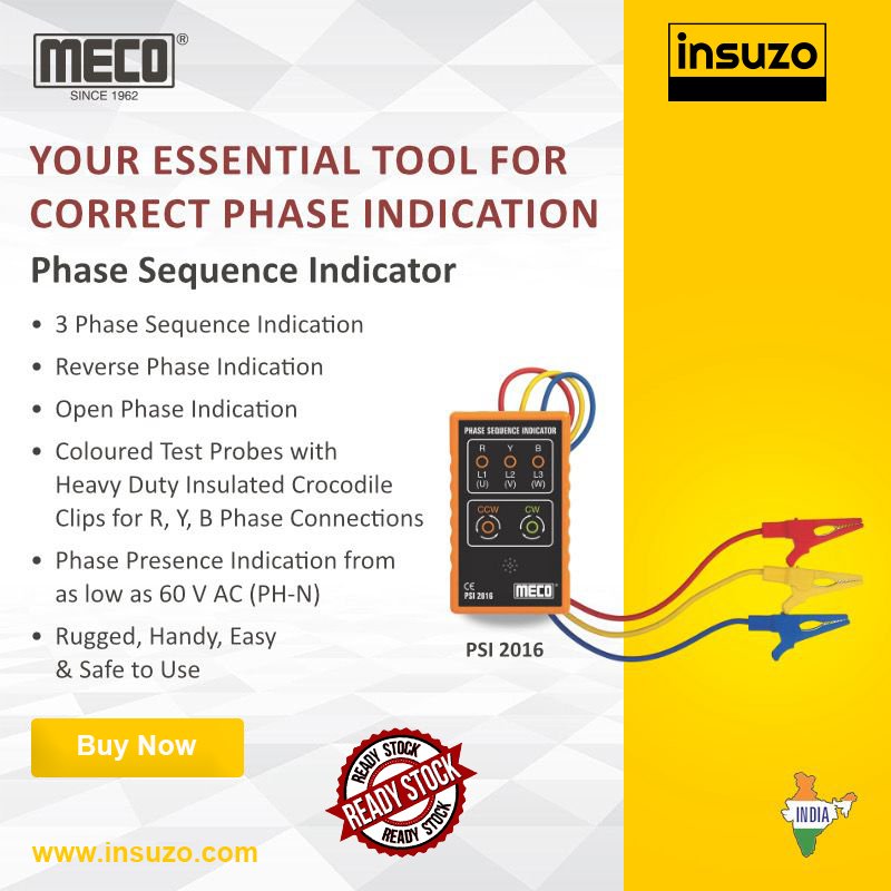 MECO PSI 2016 Phase Sequence Indicator