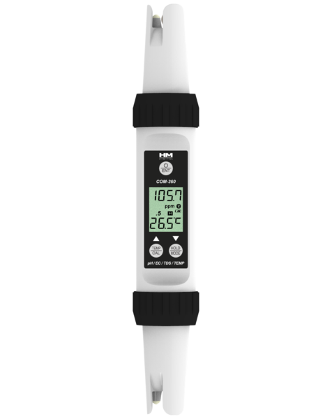 Waterproof Professional Series pH/EC/TDS/Temp Meter CMO-360