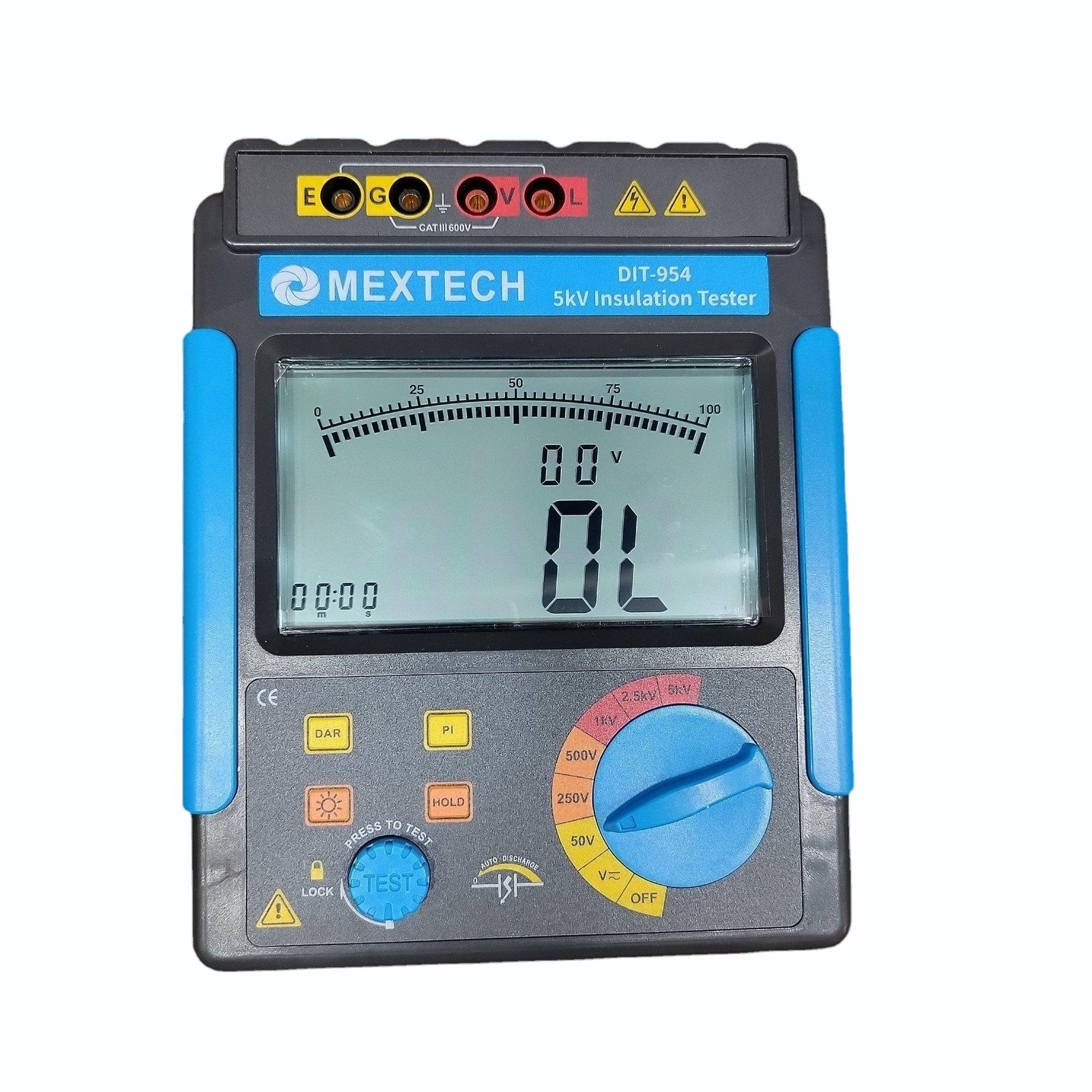 Mextech DIT954 5kV Digital Insulation Tester