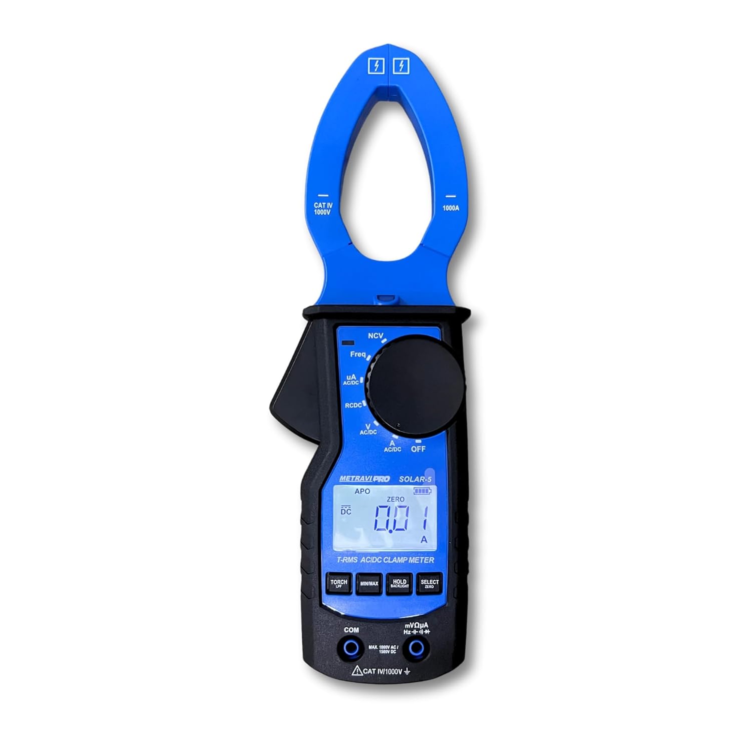 Metravi Pro Solar-5 TRMS AC/DC Clamp Meter