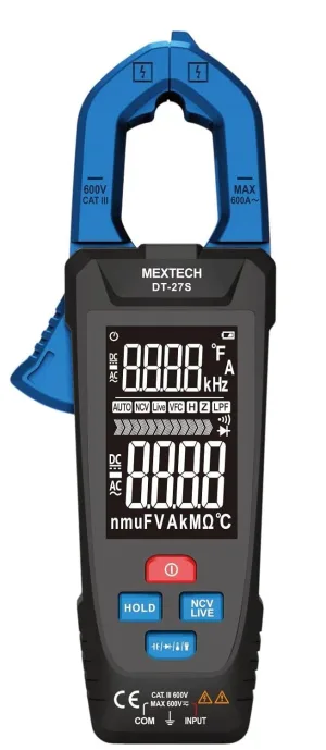 MEXTECH DT27S DIGITAL TRUE RMS SMART CLAMP METER Image