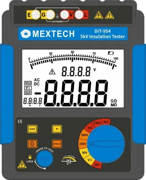 Mextech DIT954 5kV Digital Insulation Tester Image