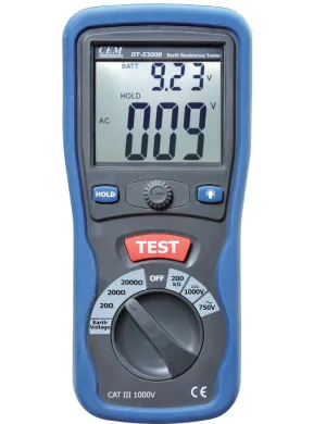 CEM DT-5300B Digital Earth Resistance Tester Image